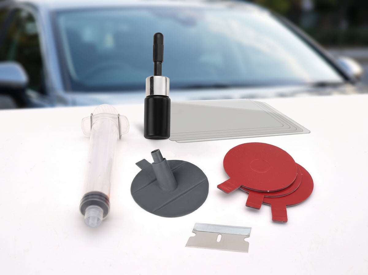 Kit de reparación de parabrisas y cristales de coche