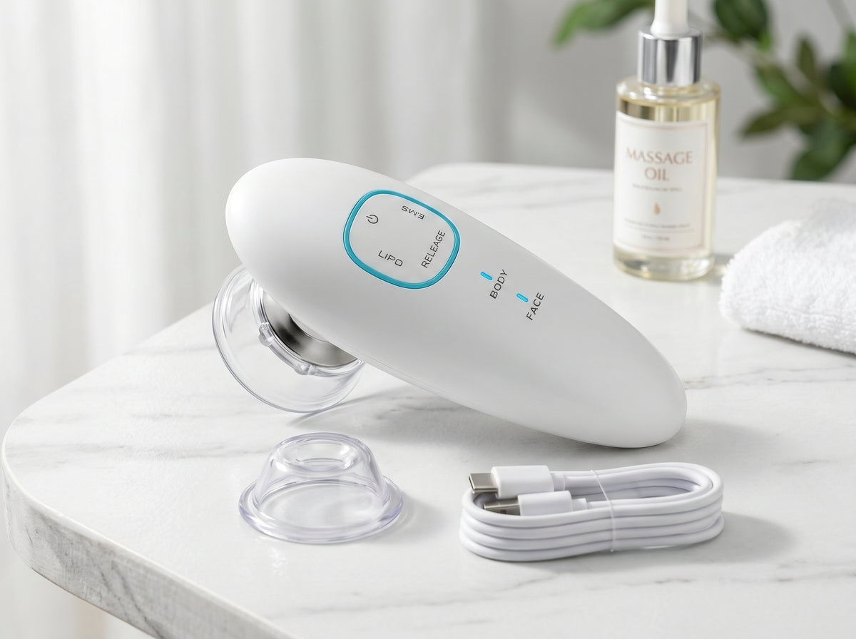 Masajeador Anticelulítico y Reafirmante con Vacumterapia y EMS | Cuerpo y Rostro