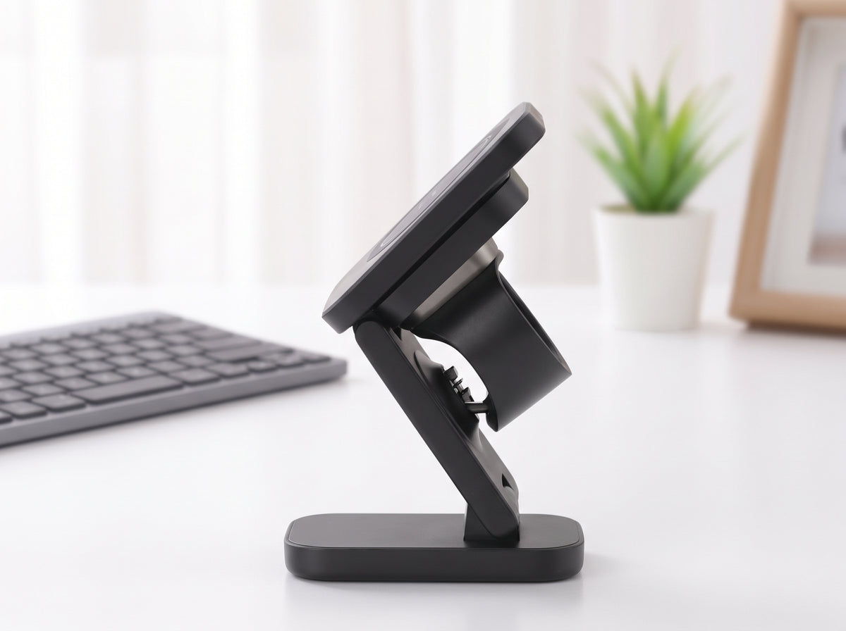 Cargador Inalámbrico Portátil 3 en 1 para Móvil, Reloj y Auriculares
